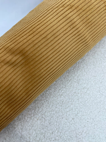 Koko Kapoochie Pup Sling - Mustard Corduroy & Sherpa