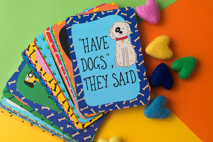 Cheeky Caption Dog Cards